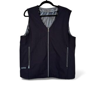 Doace Black Full Zip Heated Vest Mens L Workwear Fall Winter Jacket Outerwear